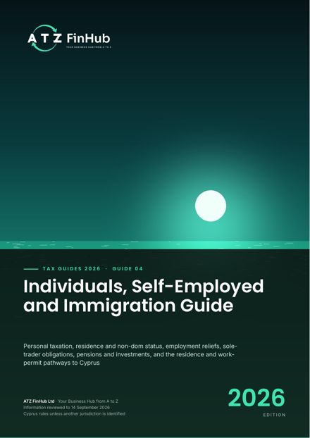 Cover of the Individuals, Self-Employed and Immigration Guide