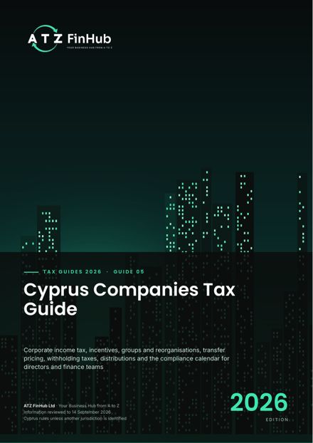 Cover of the Cyprus Companies Tax Guide