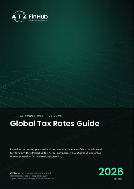 Cover of the Global Tax Rates Guide